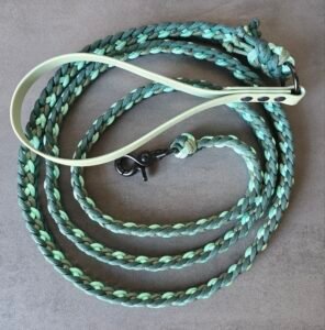 paracord halsband Kara Yatsu groentinten