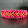 paracord halsband waterwave paracord halsband waterwave neon roze neon oranje en tan