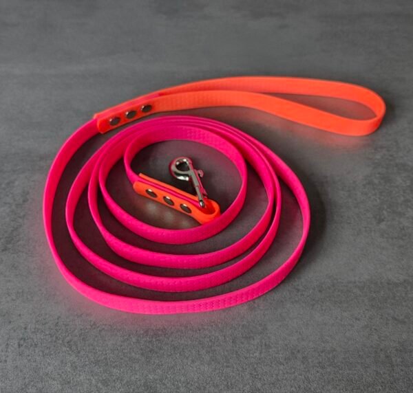 hexa pvc coated webbing lijn neon roze neon oranje