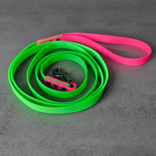 hexa pvc coated webbing lijn neon groen neon roze