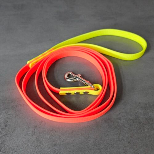 hexa pvc coated webbing lijn neon oranje neon geel