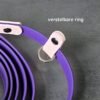 verstelbare hondenlijn verstelbare ring verstelbare hondenlijn PVC-coated webbing verstelbare ring
