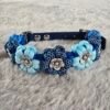 paracord halsband aztec sun bar blauwtinten