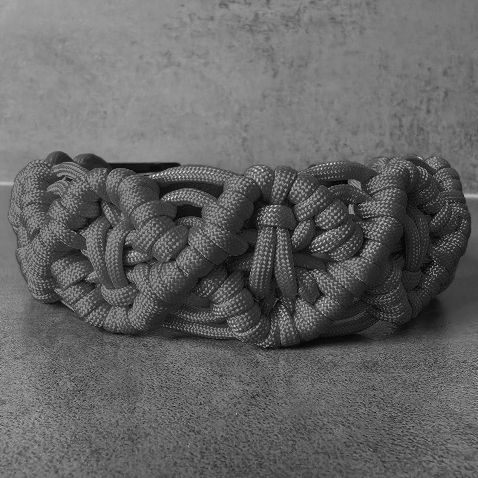 paracord halsband boho dream grijs