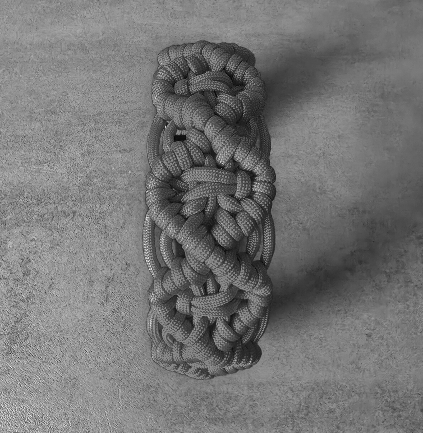 paracord halsband boho dream grijs