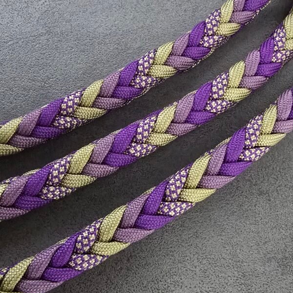 paracord hondenlijn herringbone close-up