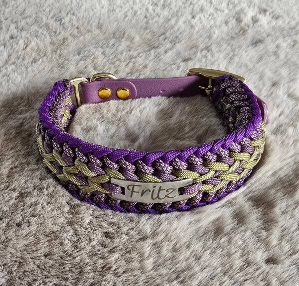 rvs naamplaatje aan halsband