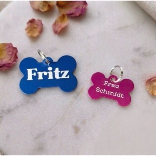 Aluminium id tag groot en klein