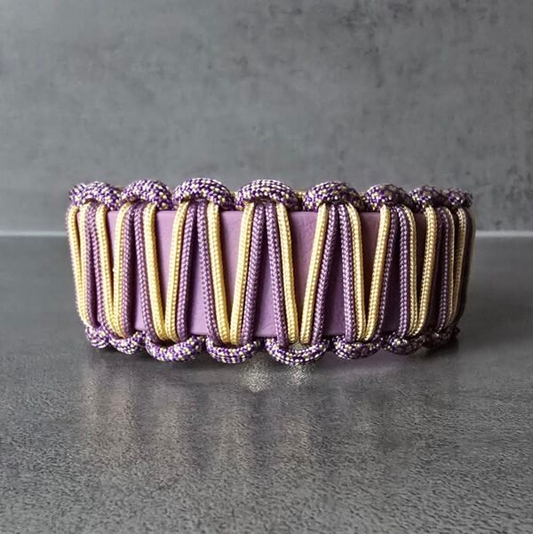 halsband combinatie pvc coated webbing en paracord