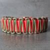 halsband combinatie pvc coated webbing en paracord Kerst