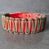 halsband combinatie pvc coated webbing en paracord Kerst