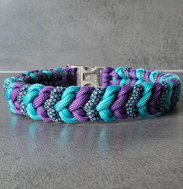 Paracord halsband op maat Snake Belly