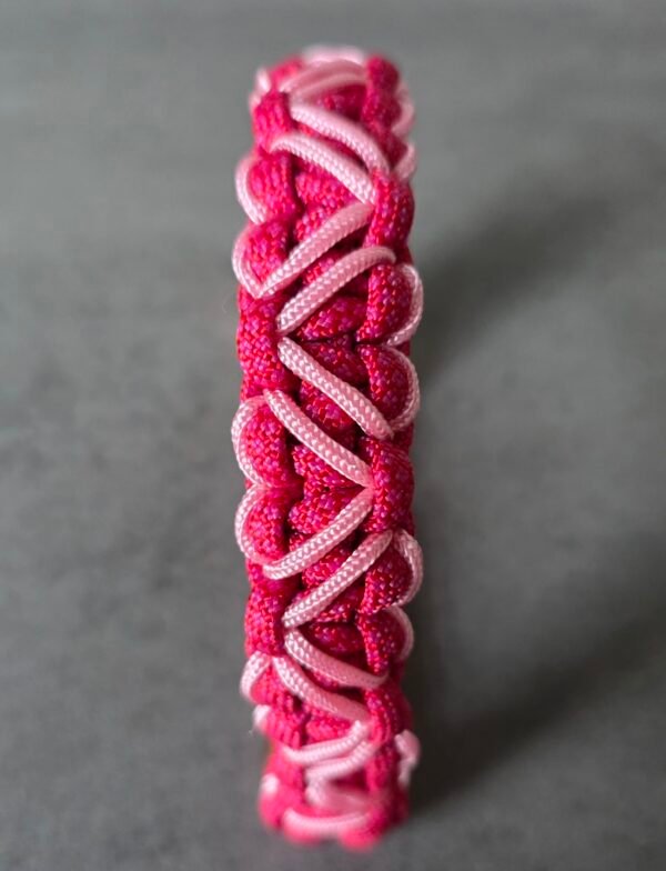 paracord halsband cobra hearts
