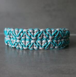 paracord halsband Cobra Hearts Double