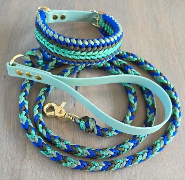 paracord hondenlijn herringbone