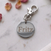 rvs id tag rond naam