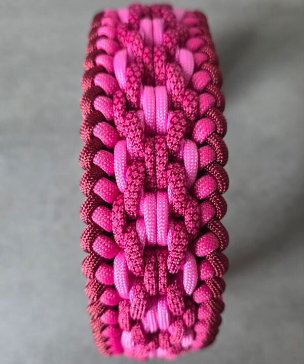 paracord halsband Charlie's X-factor roze