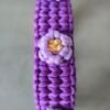 paracord halsband back road flower