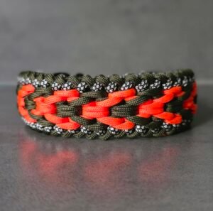 paracord halsband Double X by Fritz