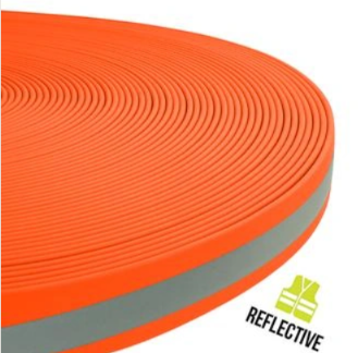 coated webbing reflective oranje